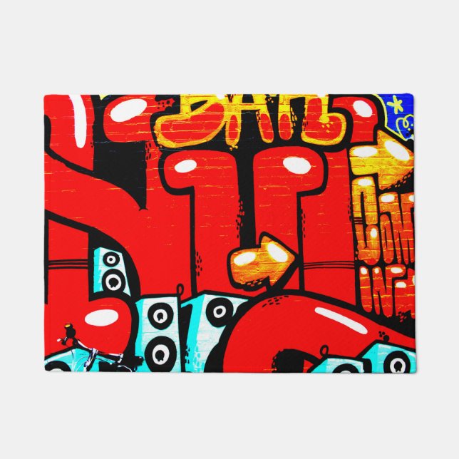 Graffiti 19 dmcna fußmatte (Vorderseite)