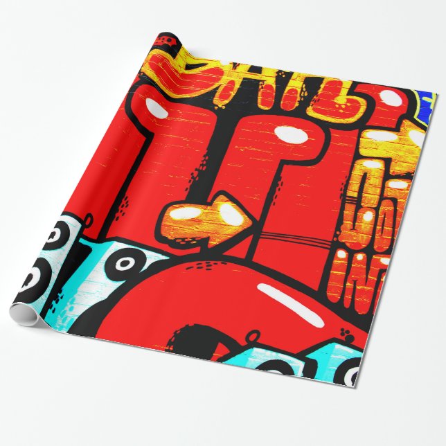 Graffiti 19 wpcna geschenkpapier (Ungerollt)