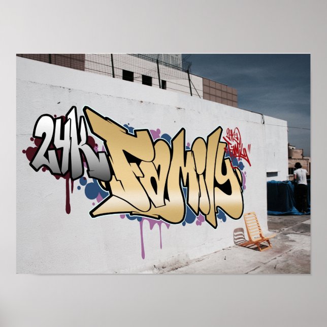 Graffiti 24K Family Poster (Vorne)