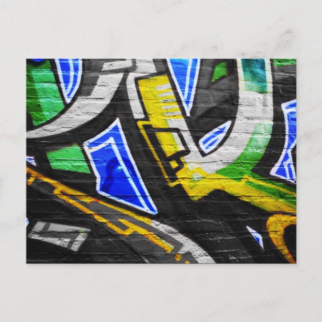 Graffiti 6 pccna postkarte (Vorderseite)