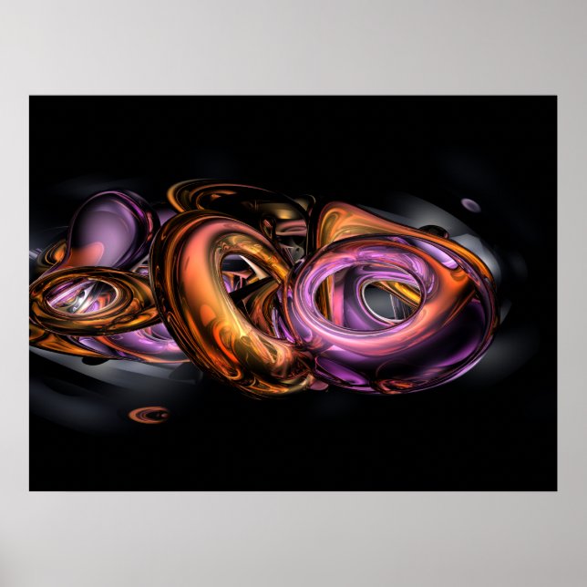 Graffiti Abstrakt Poster (Vorne)