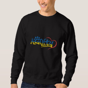 Graffiti-Agility besticktes Shirt