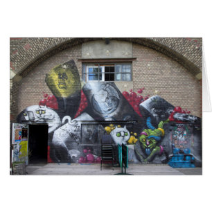 Graffiti am Stadtbahnbogen, Wien Österreich