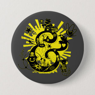 Graffiti Art Ampersand Button