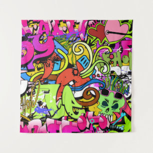 Graffiti Art: Angesagt-Hop-Stil Wandteppich