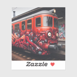 Graffiti Art Custom-Cut Vinyl Sticker