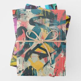 Graffiti Art Geschenkpapier Set