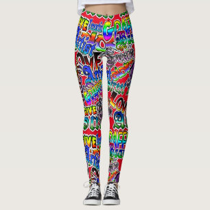 Graffiti Art Leggings
