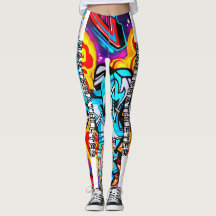 Graffiti Art Leggings