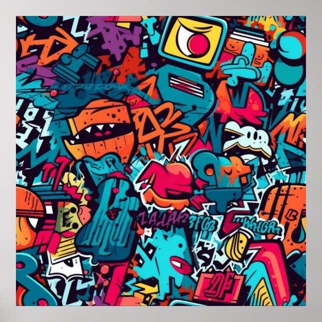 Graffiti Art Poster (Vorne)