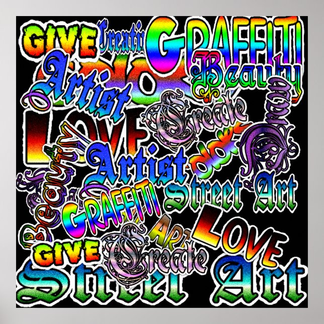 Graffiti Art Poster (Vorne)