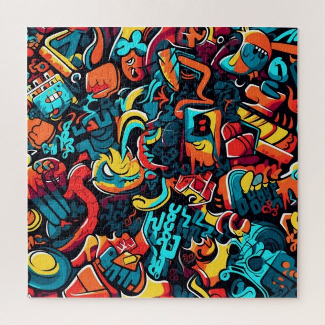 Graffiti Art Puzzzle (Vertikal)
