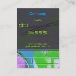 Graffiti Artist Business Card Visitenkarte