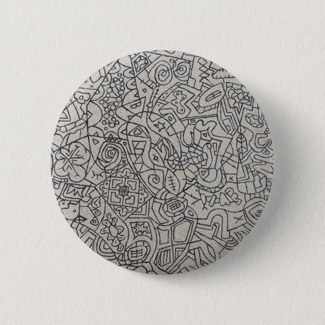 Graffiti Artwork Line Button (Vorderseite)