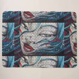 Graffiti Asian Girl Sherpadecke
