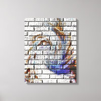 GRAFFITI AUF EINER BRICK WALL
