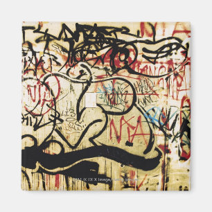 Graffiti auf einer Wand Magnet