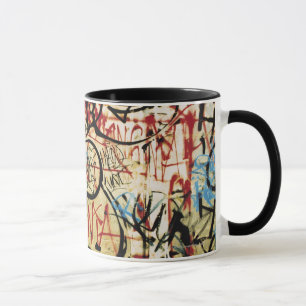 Graffiti auf einer Wand Tasse