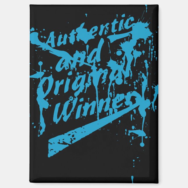 Graffiti Authentisch Original Gewinner Grunge Spri Magnet (Vorderseite)