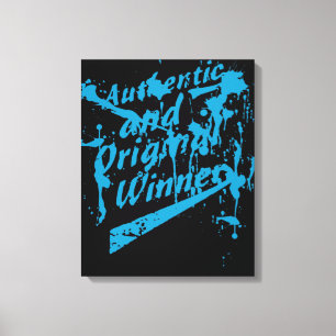 Graffiti Authentisch Originaler Gewinner Grunge Sp Leinwanddruck