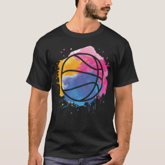 Graffiti-Basketball-Kunst Basketballspieler Liebe T-Shirt