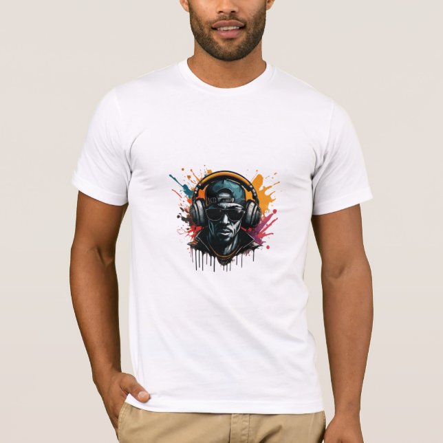 Graffiti Beats, Splashed T-Shirt (Vorderseite)
