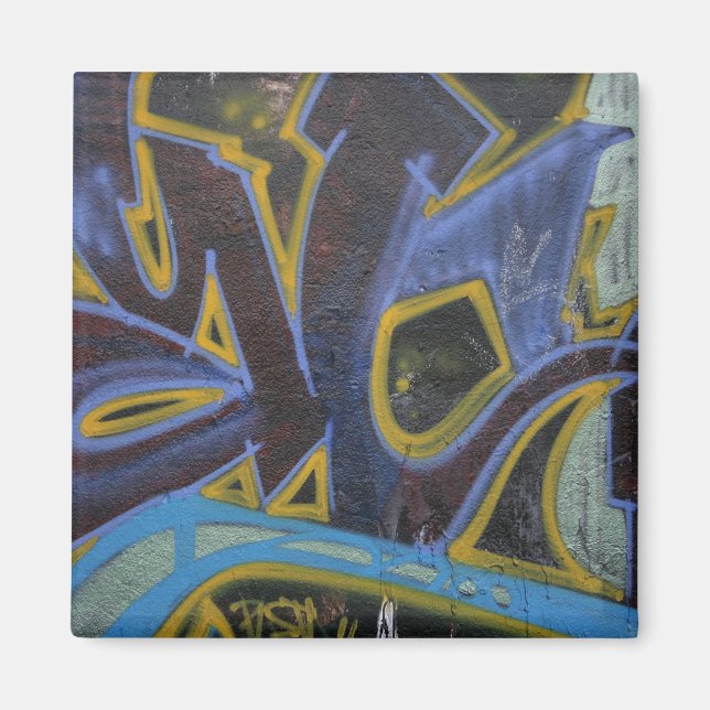 Graffiti, Berlin, Deutschland Magnet (Vorne)