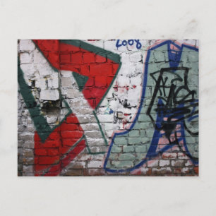 Graffiti, Berlin, Deutschland Postkarte