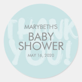 Graffiti Blue Baby Dusche Gefallen Sticker