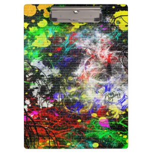 Graffiti Brick Wall Klemmbrett