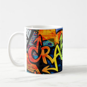 Graffiti Bricks: Urban Abstrakt Kaffeetasse