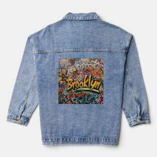 Graffiti Brooklyn Jeansjacke