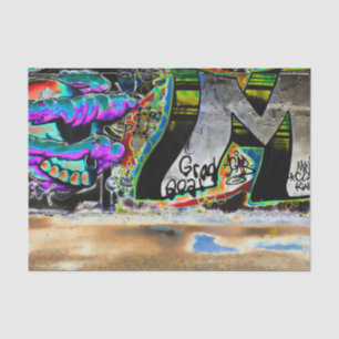 Graffiti-Buchstabe Urban Street Wall Art Seidenpapier