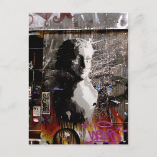 Graffiti Bust Postkarte