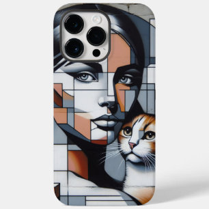 Graffiti Cat Lady Case-Mate iPhone 14 Pro Max Hülle