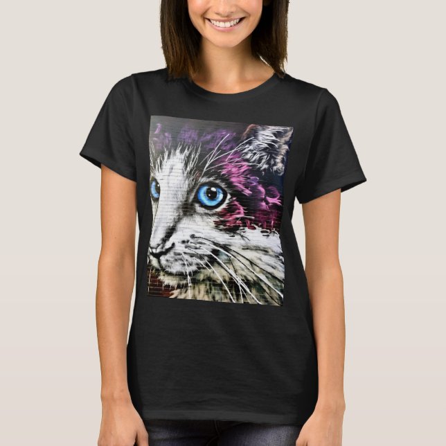 Graffiti Cat T-Shirt (Vorderseite)