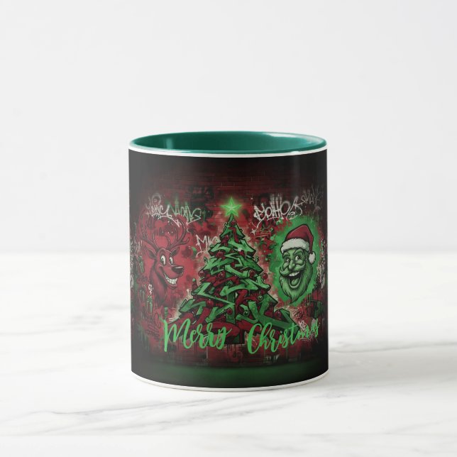 Graffiti Christmas Combo Mug Tasse (Zentrum)