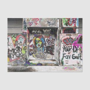 Graffiti Cool Dekorative Urbane Street Grunge Kuns Seidenpapier