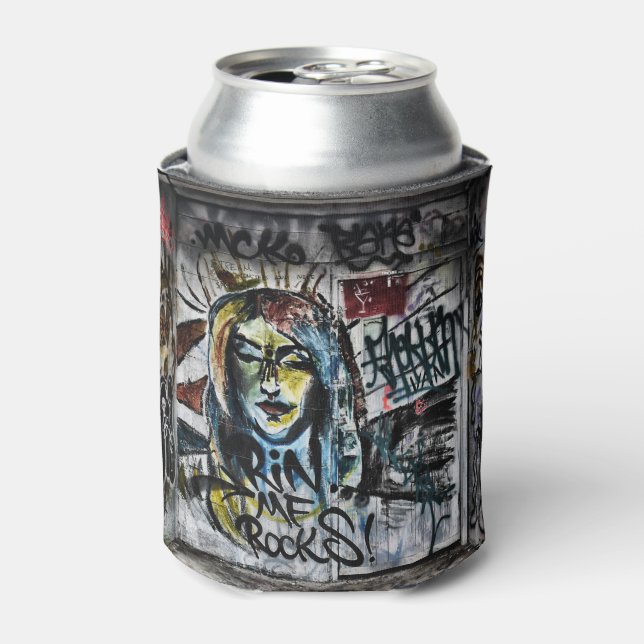 Graffiti Cool Modern Urban Street Art Dosenkühler (Kanne Vorderseite)