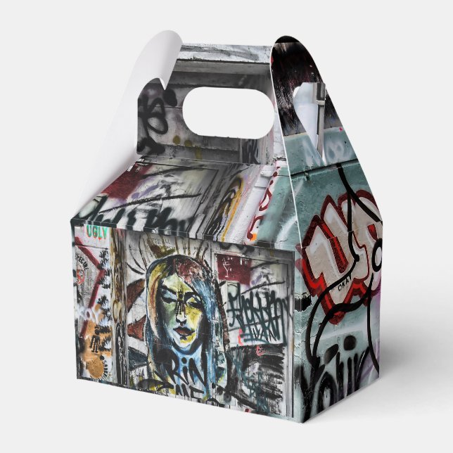 Graffiti Cool Modern Urban Street Art Geschenkschachtel (Vorderseite)