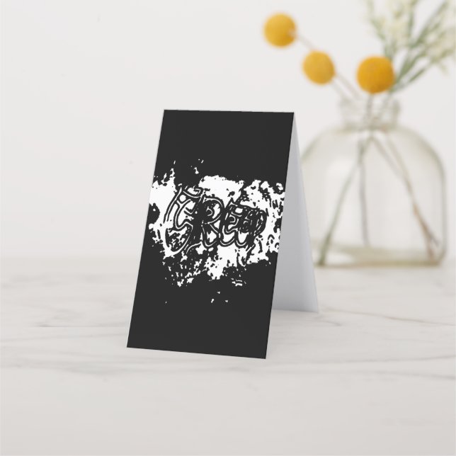 Graffiti Creep Terminkarte (Vorderseite)