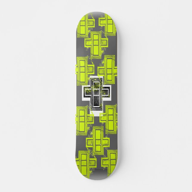 Graffiti Croix Custom Skateboard (Devant)