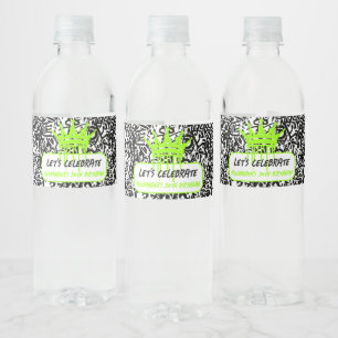 Graffiti Crown Green Lass uns Geburtstag feiern