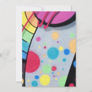 Graffiti Dankeskarte