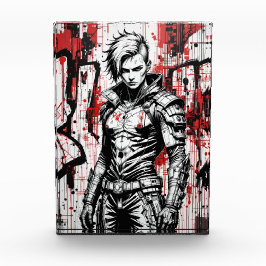 Graffiti de Cyberpunk Warrik - Bloc photo