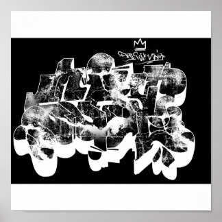 graffiti de rebut affiches