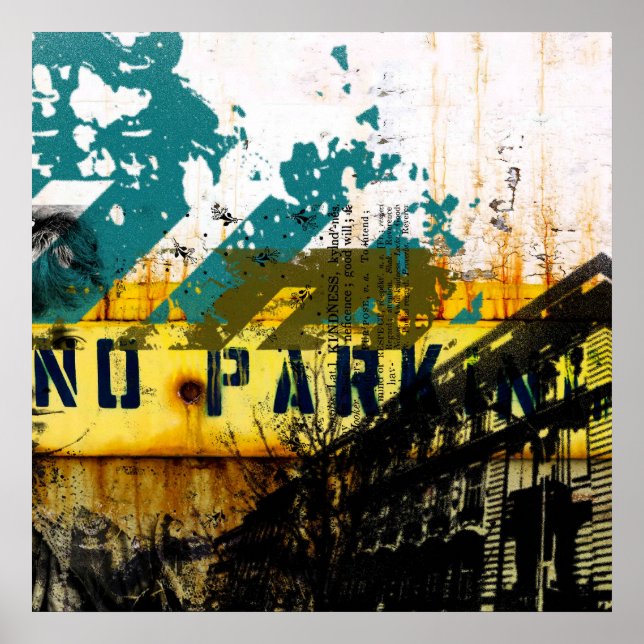 Graffiti-Dekorplakat Poster (Vorne)