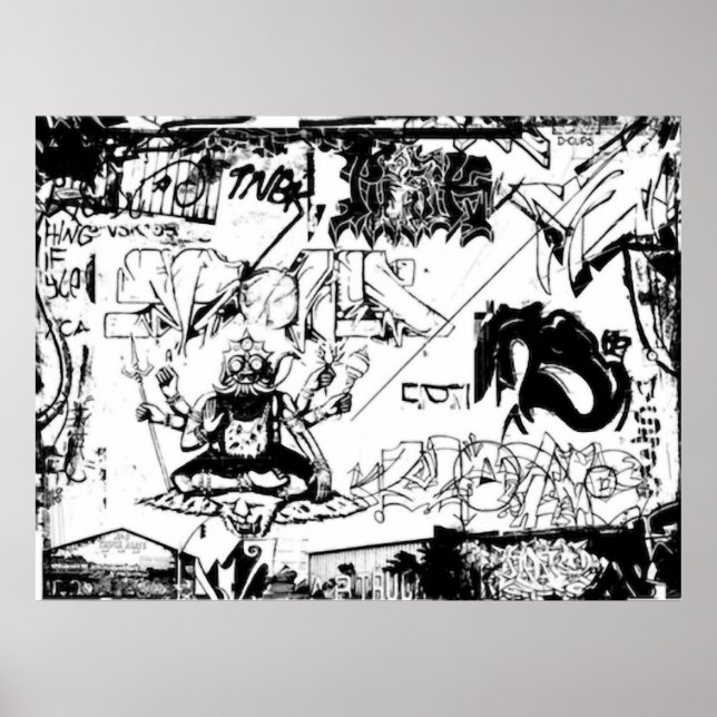 Graffiti Delight Poster (Vorne)