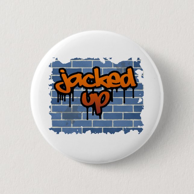 Graffiti-Design Button (Vorderseite)