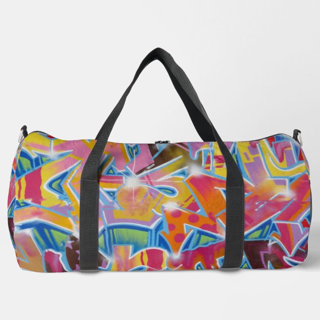 Graffiti Design Duffel Bag Duffle Bag (Vorderseite)